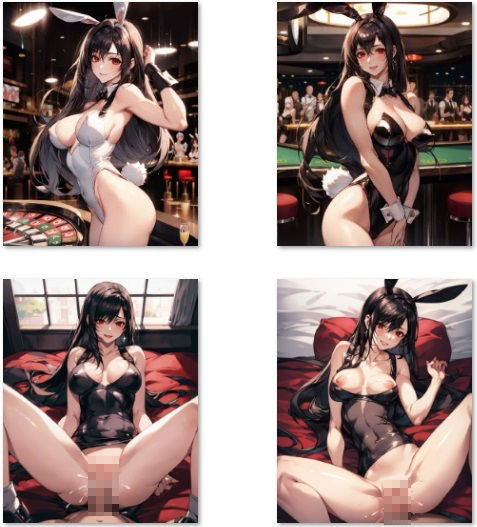 サンプル画像3:幼なじみの黒髪ヒロインとコスプレセックス（232枚）(秋野美女研究所) [d_312983]