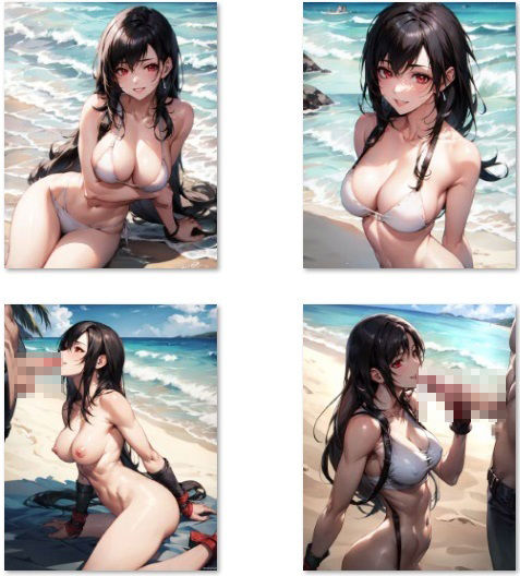 サンプル画像4:幼なじみの黒髪ヒロインとコスプレセックス（232枚）(秋野美女研究所) [d_312983]