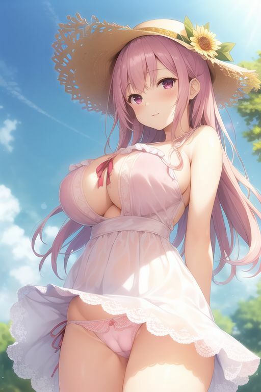 サンプル画像6:やりすぎ縁結び_ワンピース少女はパンチラ放題(AI幻想庭園) [d_313048]