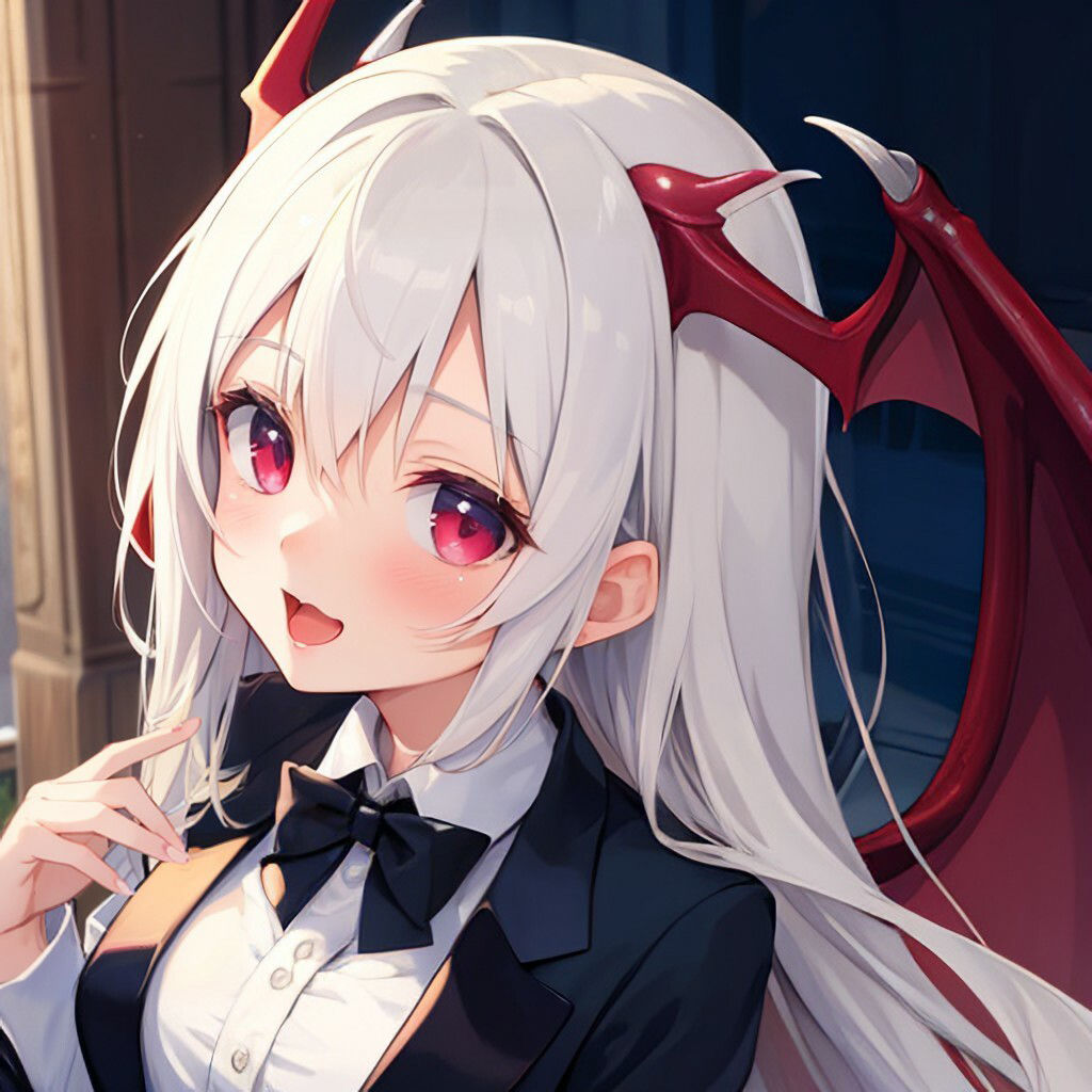 サンプル画像2:タキシード風ヴァンパイアさん(ほげふが) [d_313100]