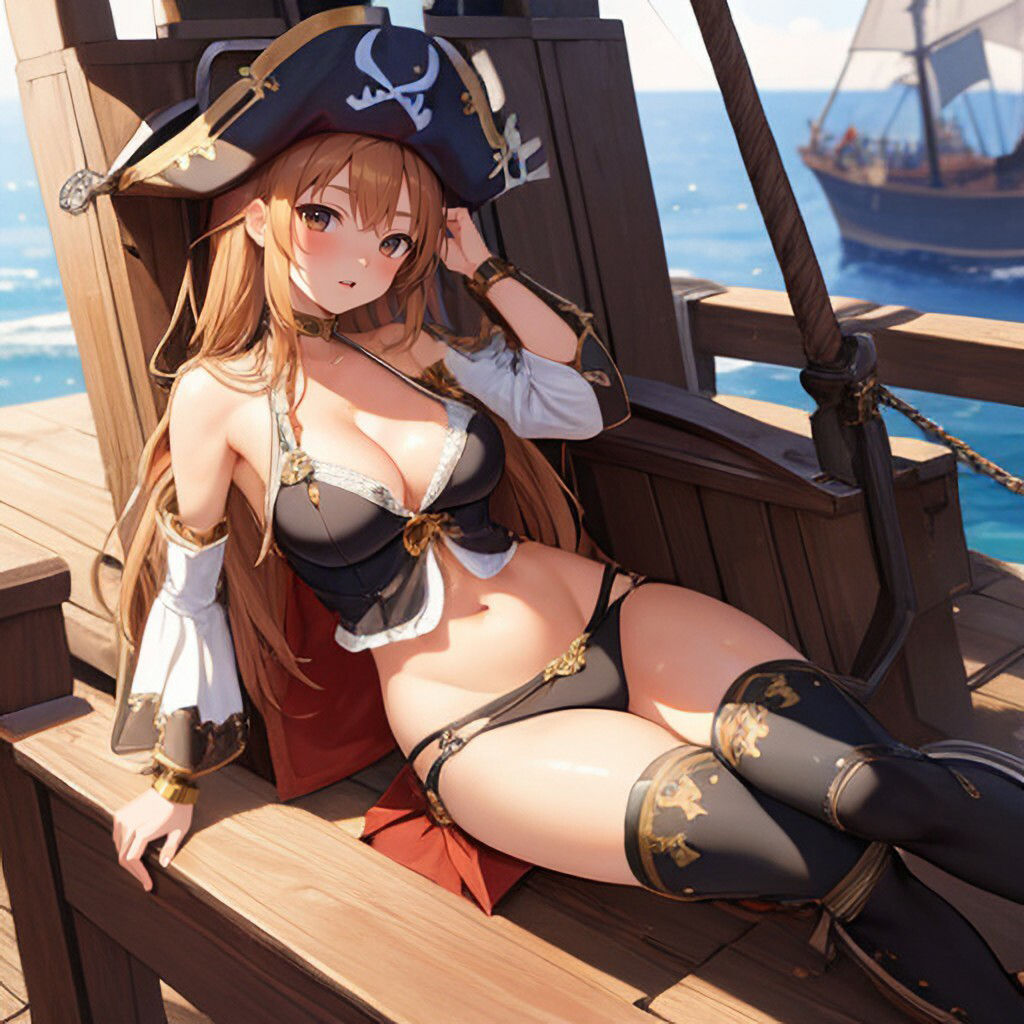 サンプル画像1:海賊風美少女さん(ほげふが) [d_313109]