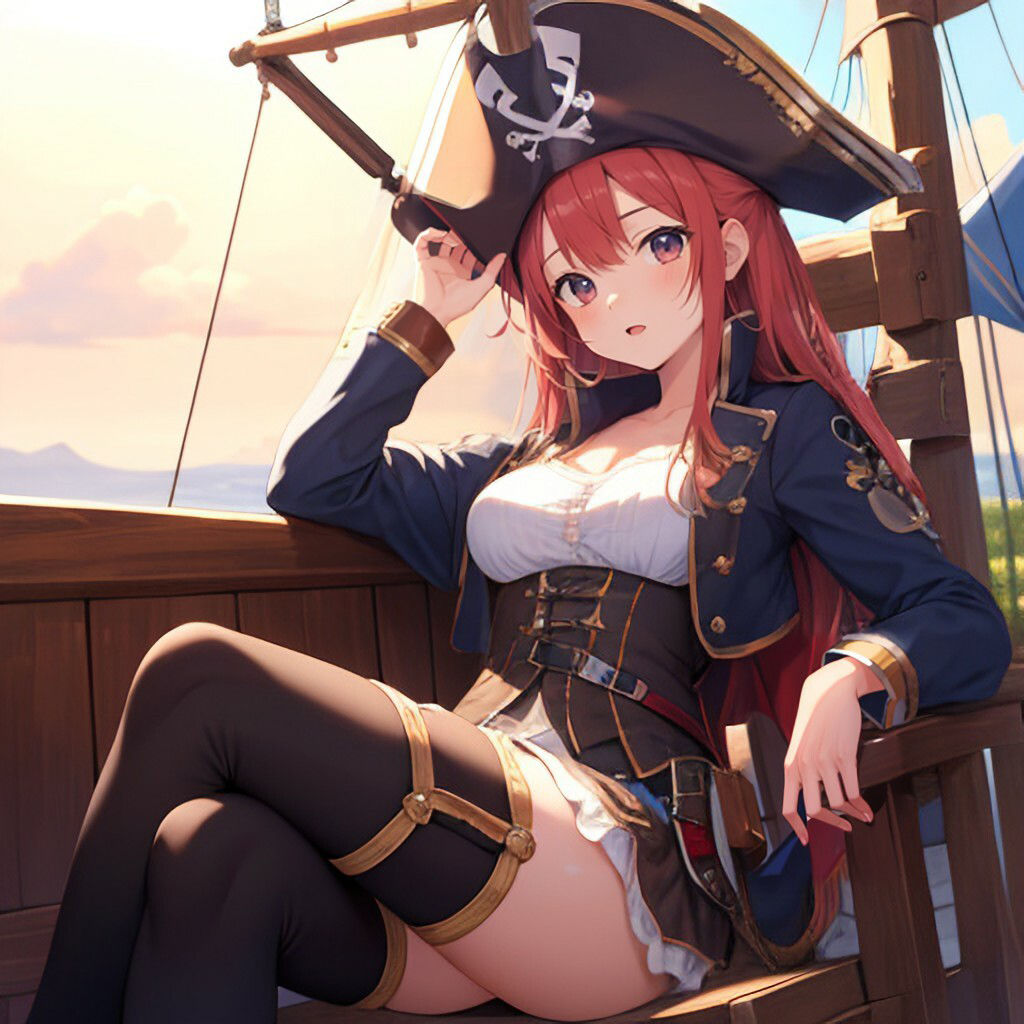 サンプル画像3:海賊風美少女さん(ほげふが) [d_313109]