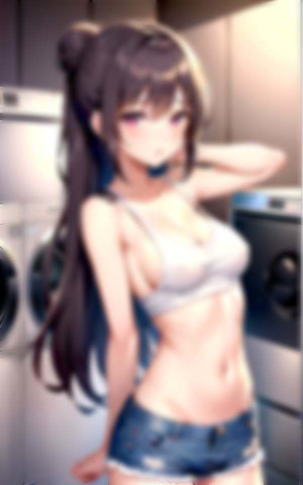 サンプル画像1:コインランドリーでよく会うえっちなお姉さん(pan-labo) [d_313157]