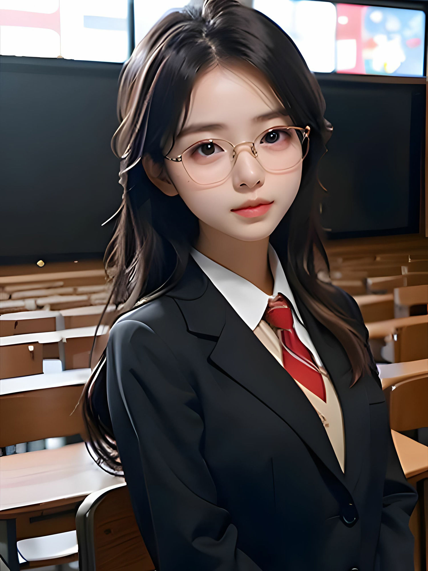 サンプル画像1:妄想生徒会長(妄想彼女) [d_313213]