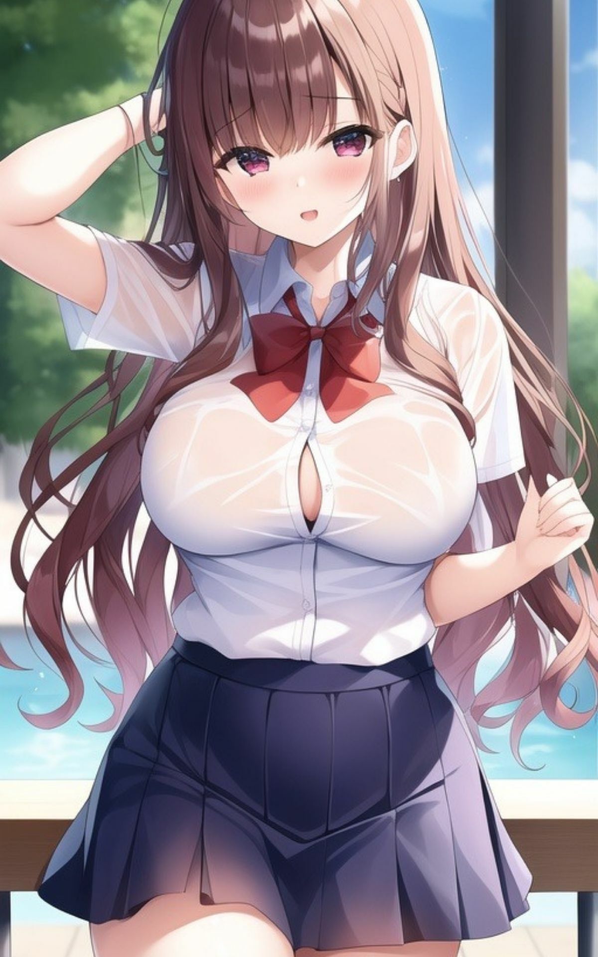 サンプル画像1:AI美女イラストvol.21えちえちギャル(AI Girls Creation) [d_313331]