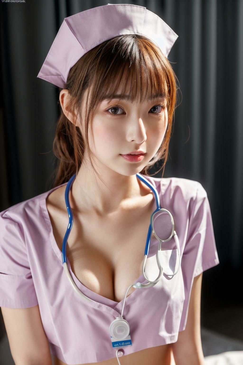 サンプル画像3:食べごろえちえちナース(無限想像工房) [d_313345]