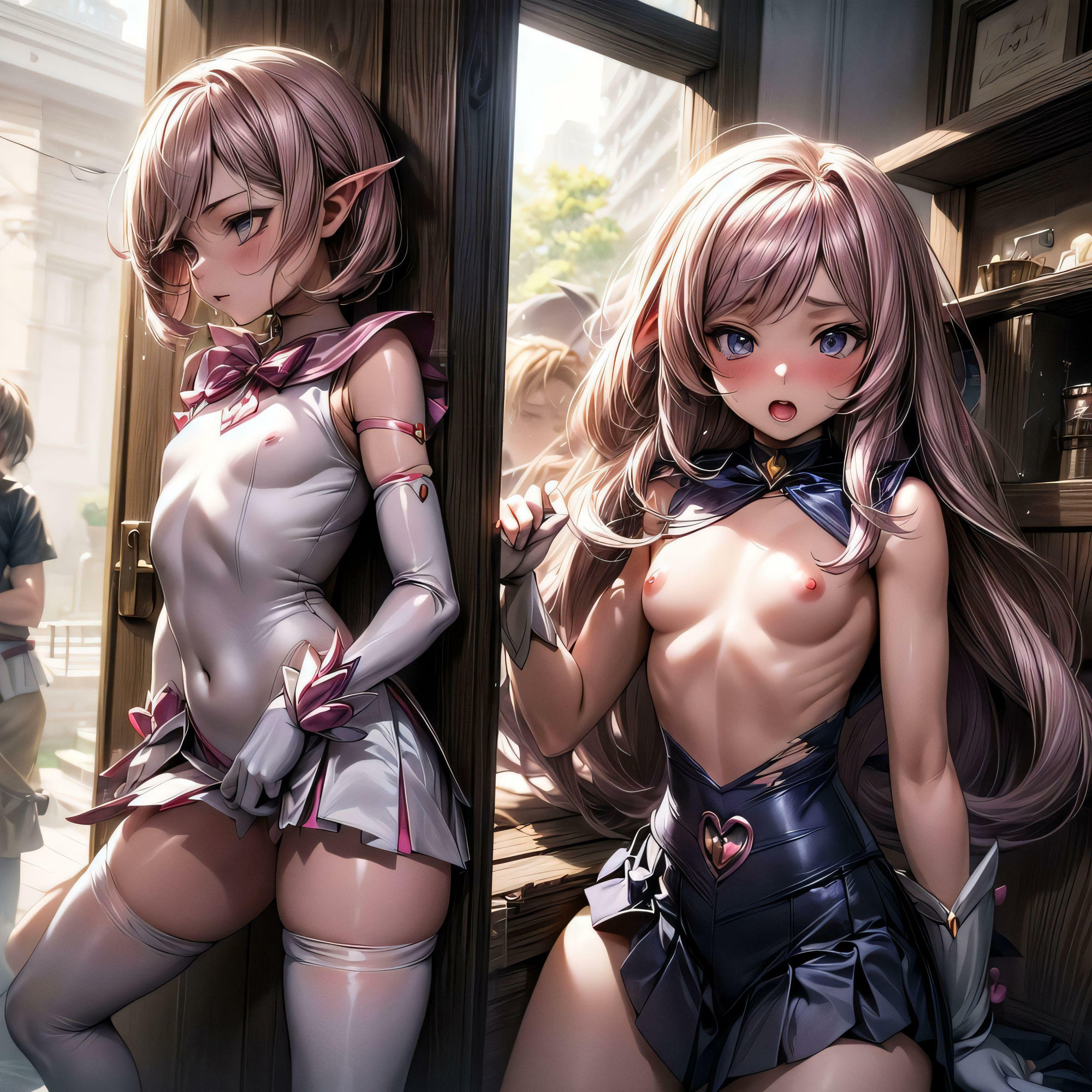 サンプル画像5:魔法少女犯●れ隊(猫足時計) [d_313352]