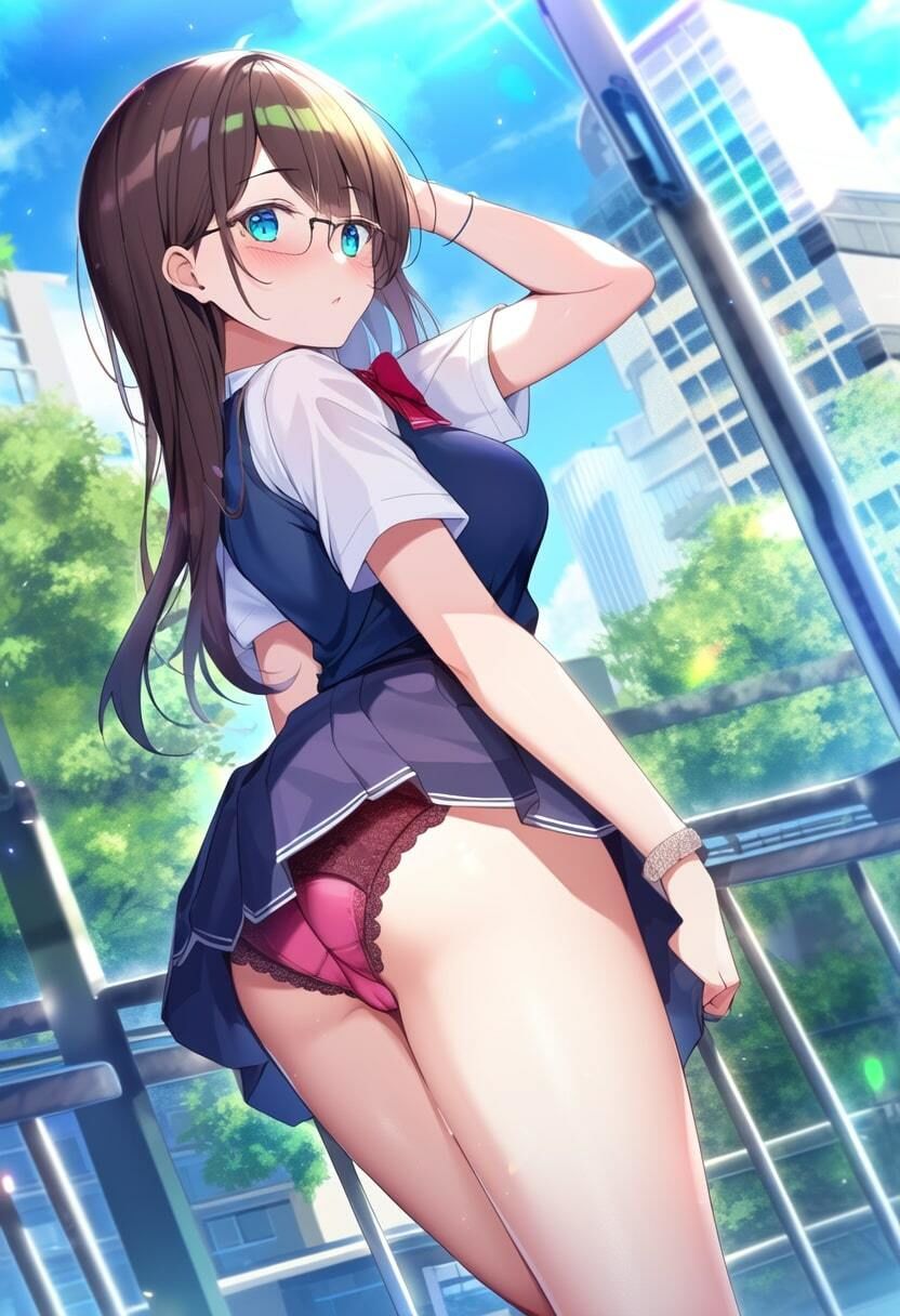 サンプル画像6:お尻パンチラのJK ＜盗撮シリーズ＞ スカートの中、見たくない？ 500ページ(猫にマタタビ) [d_313414]