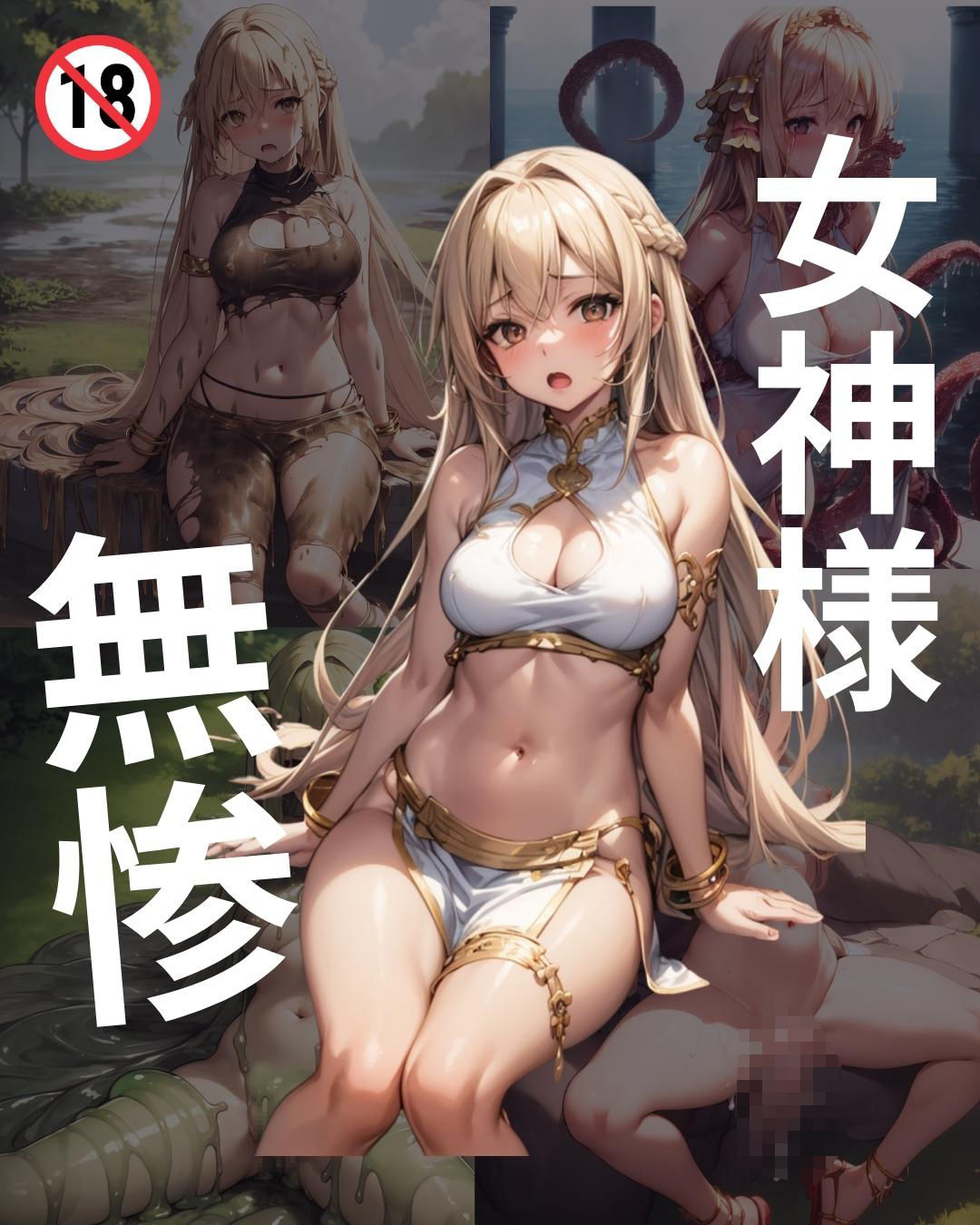 サンプル画像1:女神様 無惨(れい@AIフェチ絵) [d_313418]