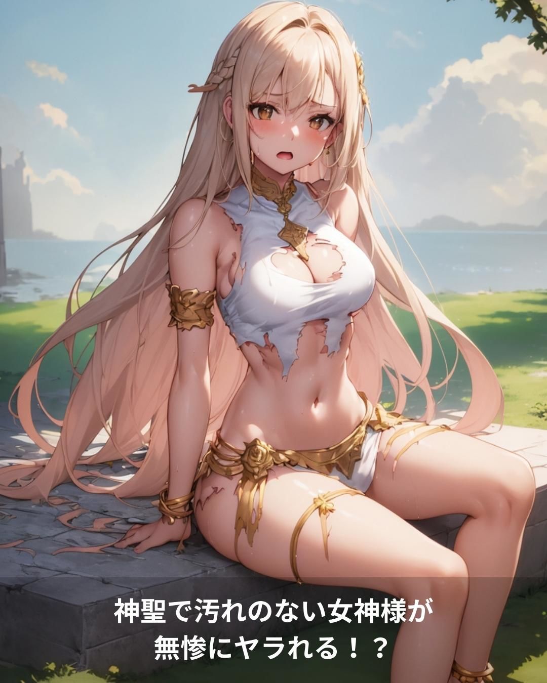 サンプル画像2:女神様 無惨(れい@AIフェチ絵) [d_313418]