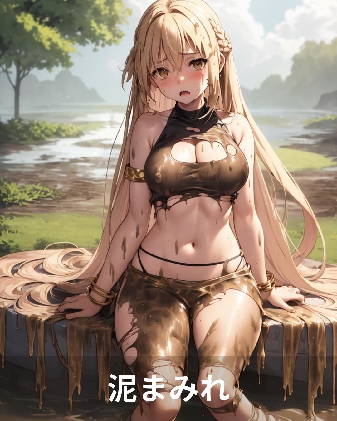 サンプル画像4:女神様 無惨(れい@AIフェチ絵) [d_313418]