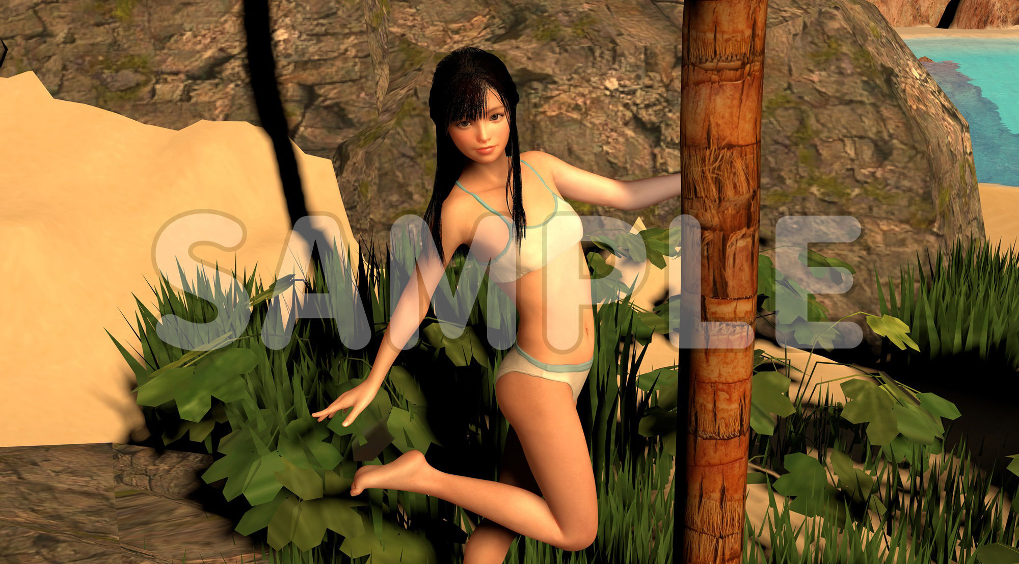 サンプル画像3:下着姿の少女(しゅみ〜でぃ) [d_313429]