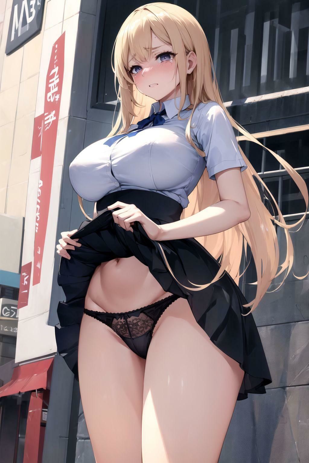 サンプル画像5:涙と絹のメロディー 泣きながらパンツを見せる 美少女たち(きゅうりの里) [d_313478]