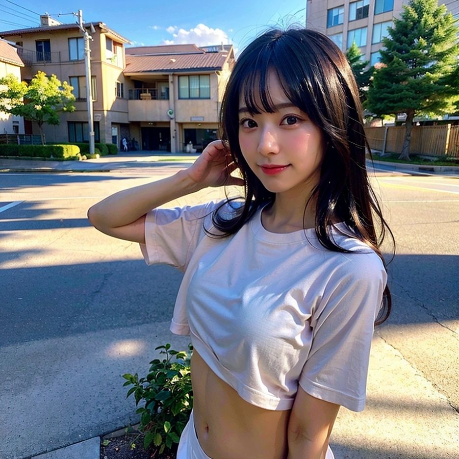 サンプル画像3:PERVERT 露出散歩(AIグラビア宝庫) [d_313511]