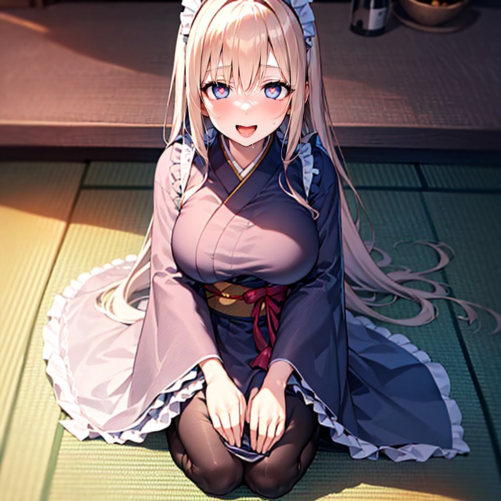 サンプル画像1:和服姿で待つカノジョ(YUAI工房) [d_313679]