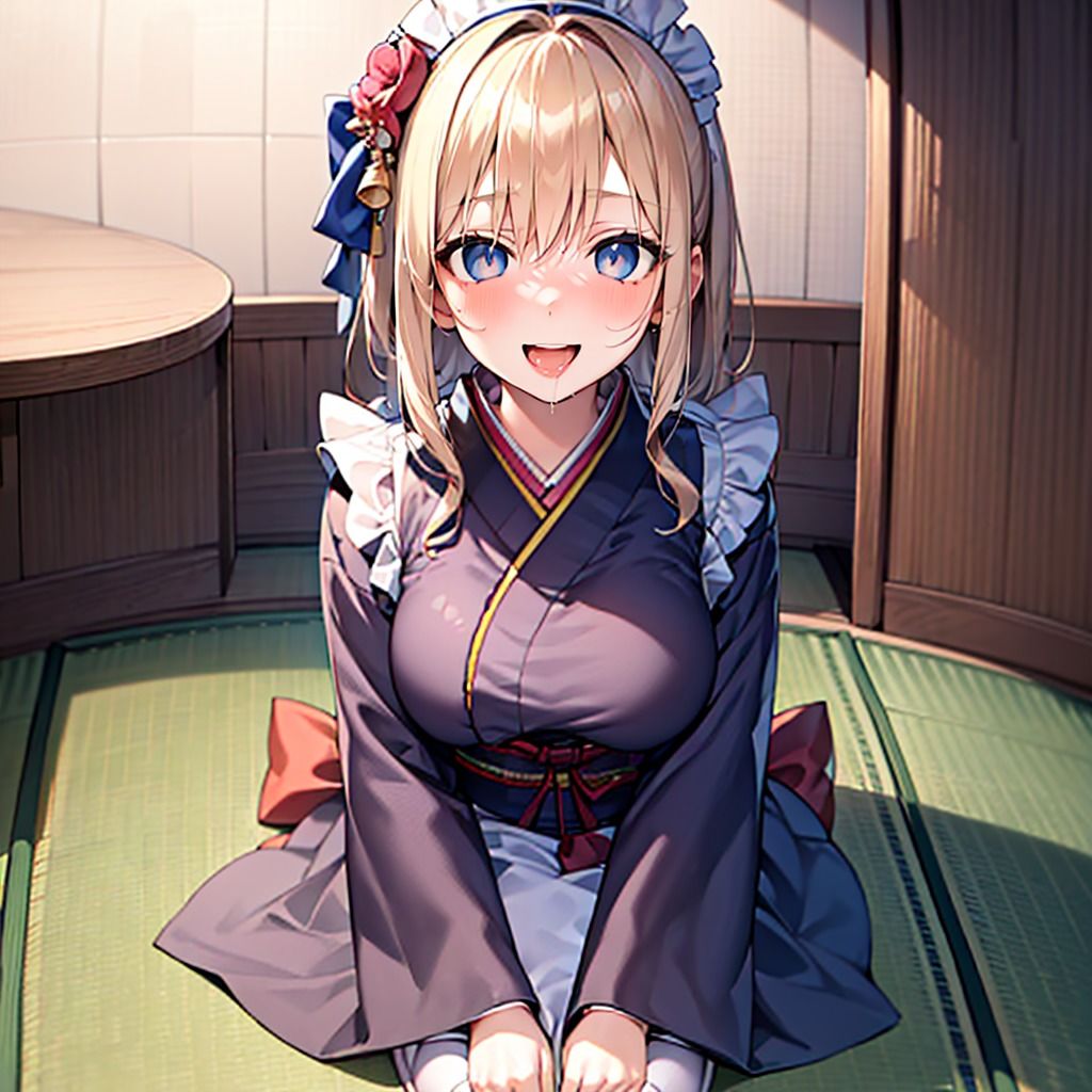 サンプル画像4:和服姿で待つカノジョ(YUAI工房) [d_313679]