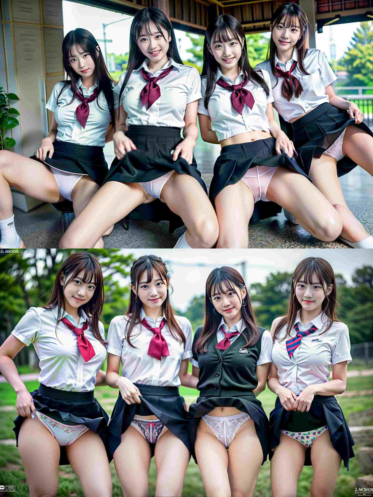 サンプル画像2:制服女子パンチラ365P！！！(SakuraBooks) [d_313736]