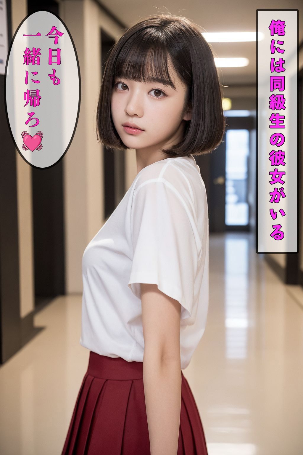 サンプル画像1:母娘どんぶり 娘のデカチン彼氏に犯●れイキまくり(AI研究所) [d_313757]