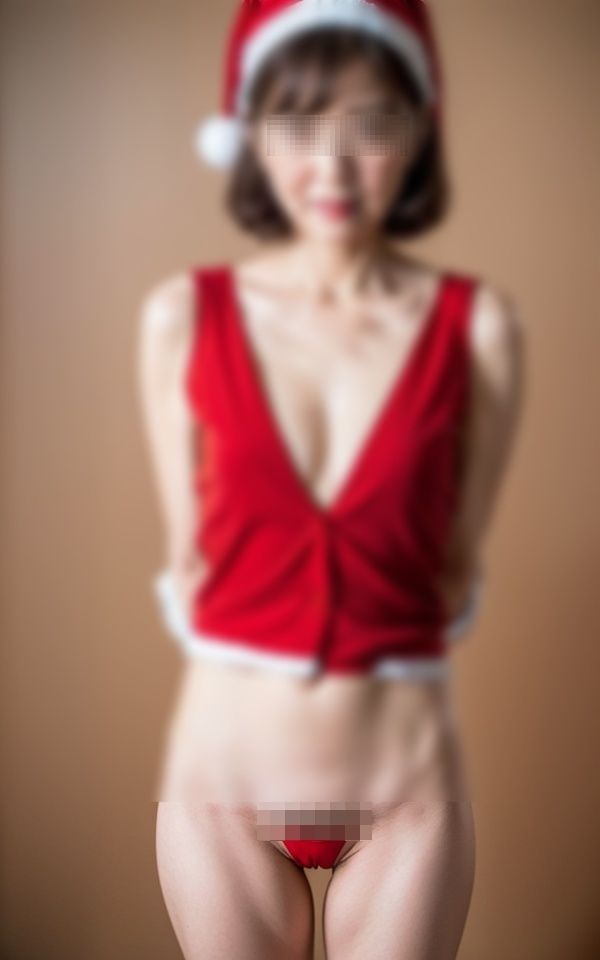 サンプル画像1:貧乳義母サンタからのクリマスプレゼント〜まな板に梅干し190人〜(JK愛好会) [d_313761]