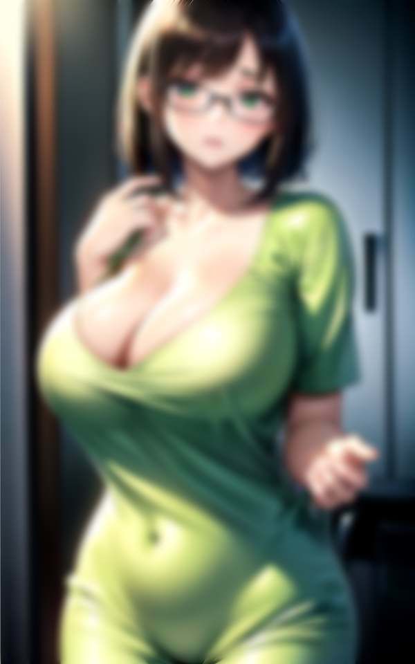 サンプル画像1:隣に住むメガネをかけた超乳お姉さんがエロすぎる(pan-labo) [d_313788]