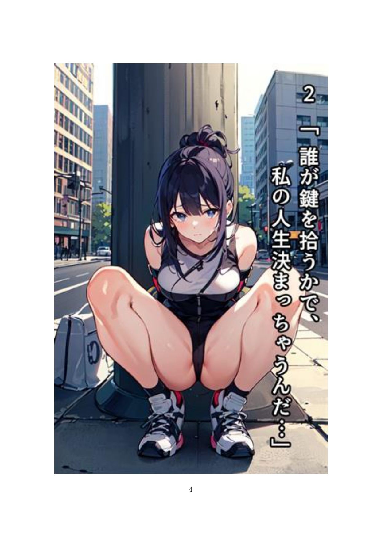 サンプル画像3:イラスト＋ショートストーリーの世界 その3 「破滅願望のはてに」(SEI’s factory) [d_313795]