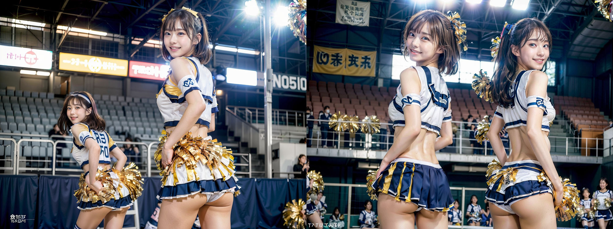 サンプル画像3:スカートが短すぎる！チアガール！！ パンツ丸見え！！！ 200P(SakuraBooks) [d_313840]