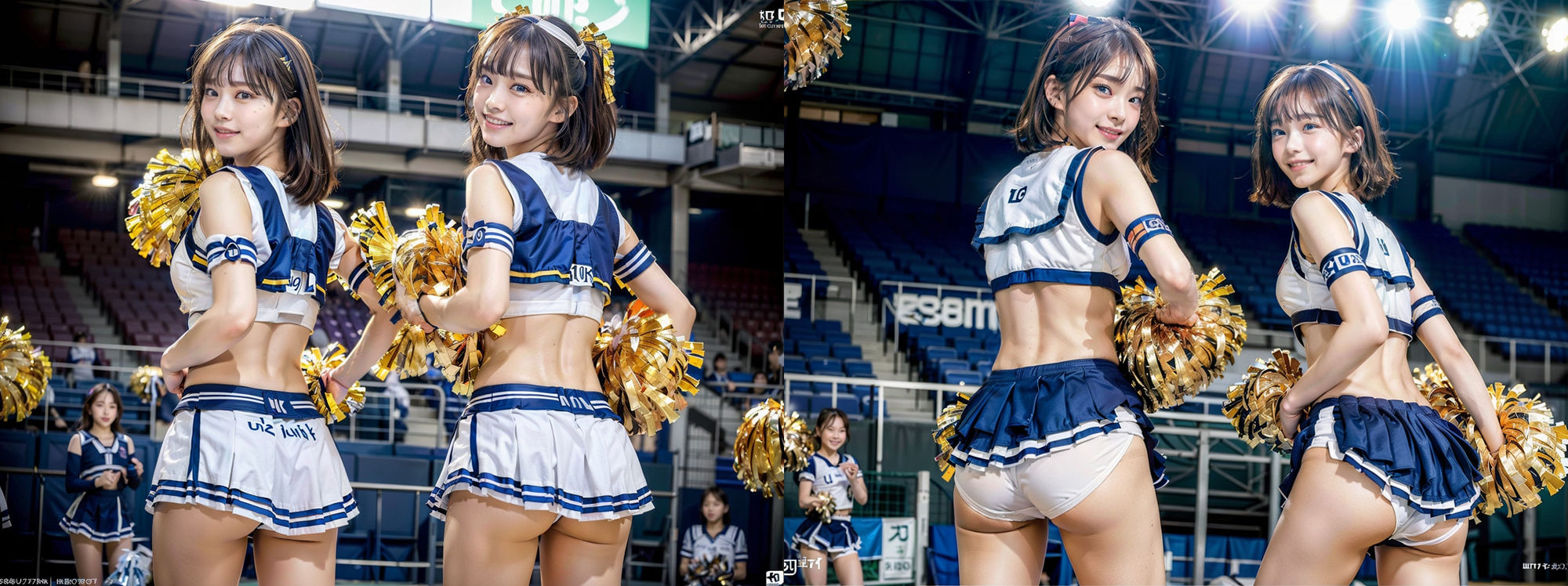 サンプル画像4:スカートが短すぎる！チアガール！！ パンツ丸見え！！！ 200P(SakuraBooks) [d_313840]