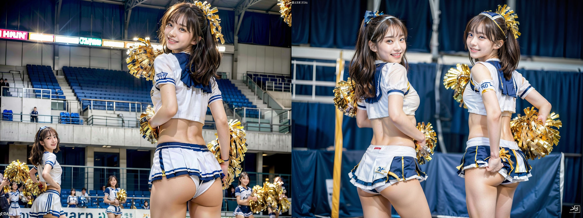 サンプル画像5:スカートが短すぎる！チアガール！！ パンツ丸見え！！！ 200P(SakuraBooks) [d_313840]