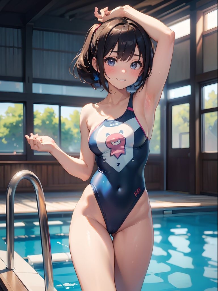 サンプル画像1:フェティッシュ競泳水着コレクション(Q) [d_313912]