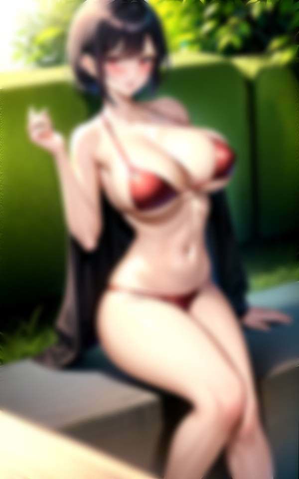 サンプル画像4:グラビアアイドルのマイクロビキニぎりぎり撮影会(妄想サークルlabo) [d_313925]