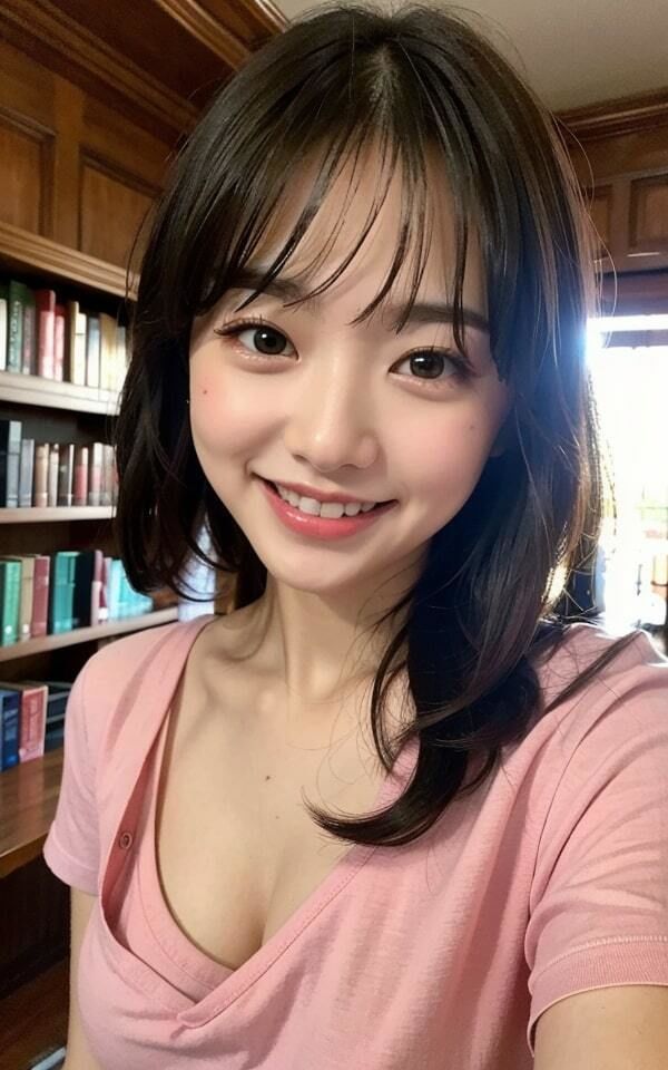 サンプル画像3:好奇心旺盛！ちょっとHな【高学歴な彼女】と図書館デート(undergroundJYUN) [d_313933]