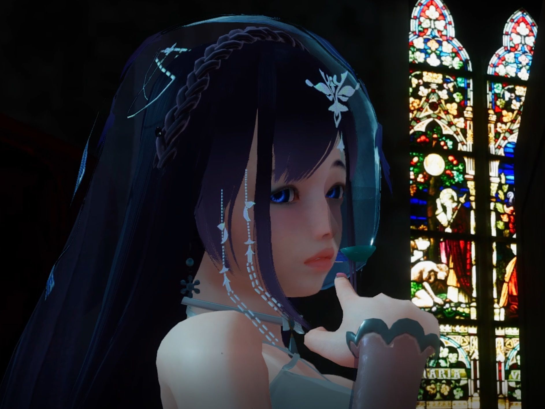 サンプル画像1:エルフの媚薬1 踊り子つづるとミントブルーの媚薬(スタジオひとり) [d_313975]