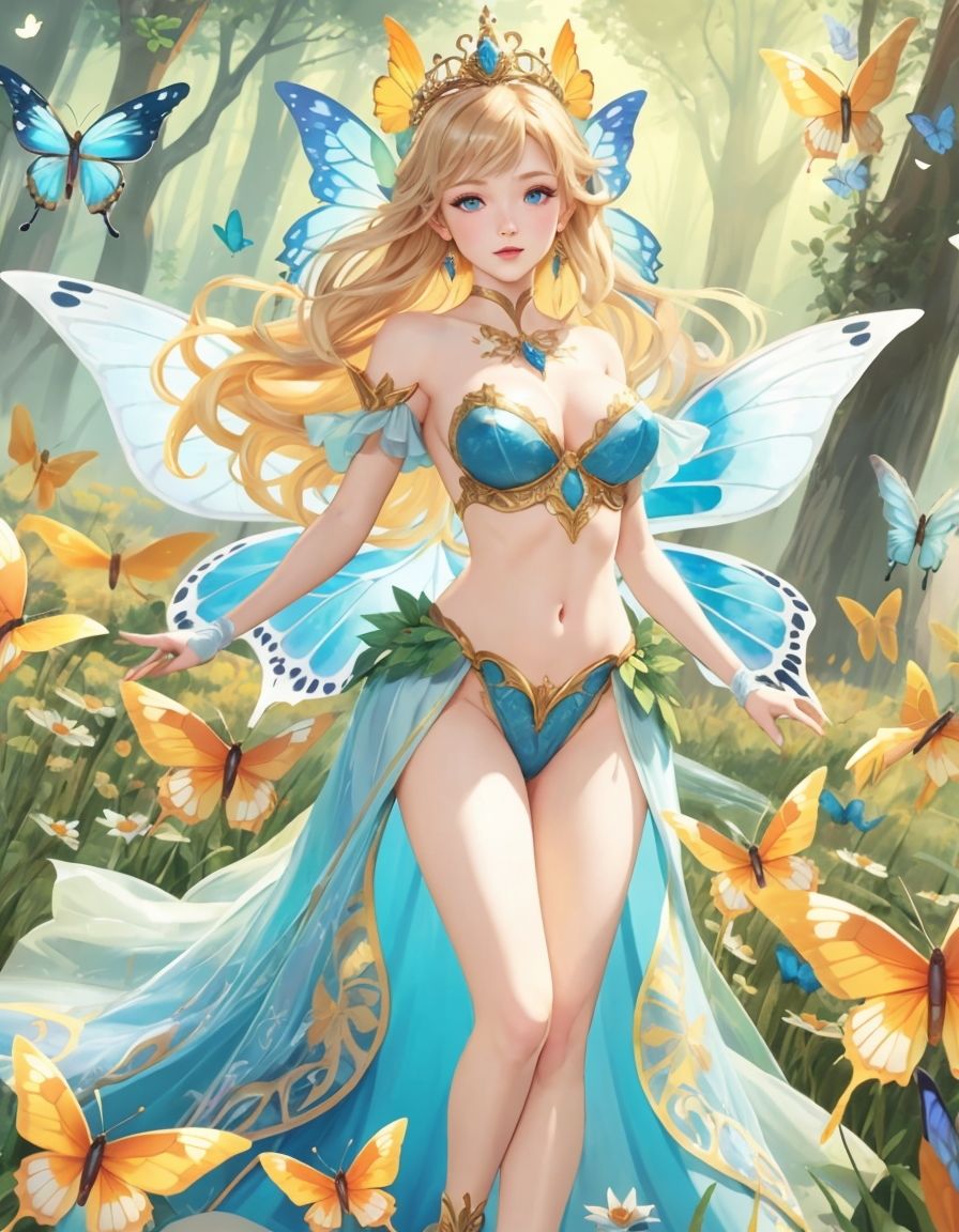 サンプル画像6:青のプリンセス(翠青) [d_313992]