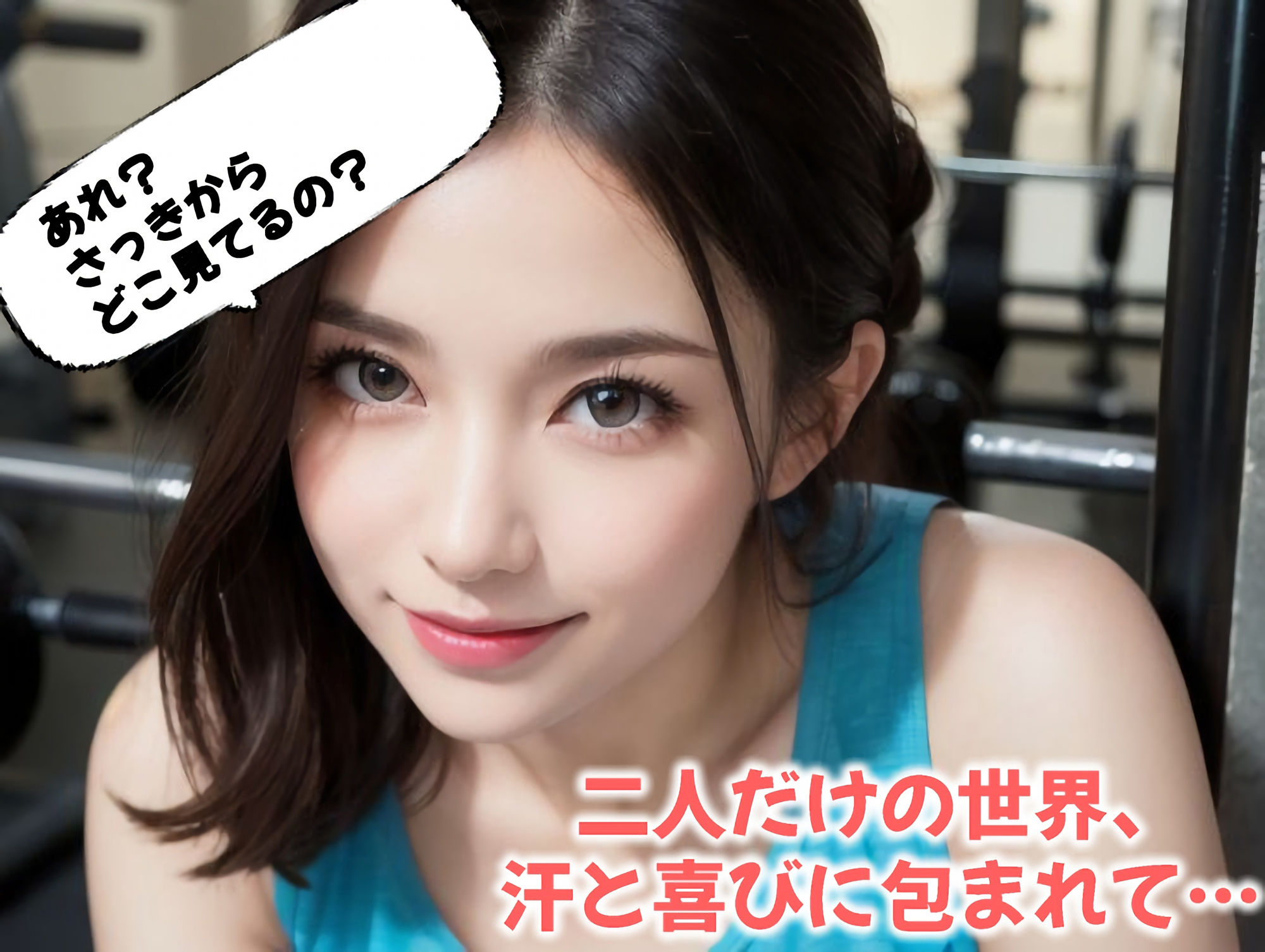 サンプル画像2:谷間がすごい！パーソナルジムで出会ったHなトレーナーとやりまくる（全293ページ）【高画質モデル】(AIPhoto出版) [d_314002]