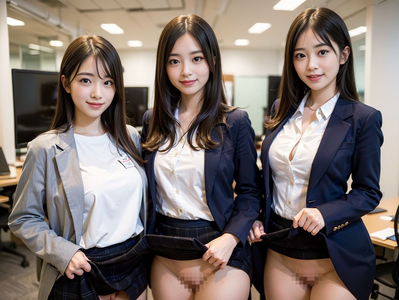 サンプル画像1:新人OLハーレム3(トープスター) [d_314018]