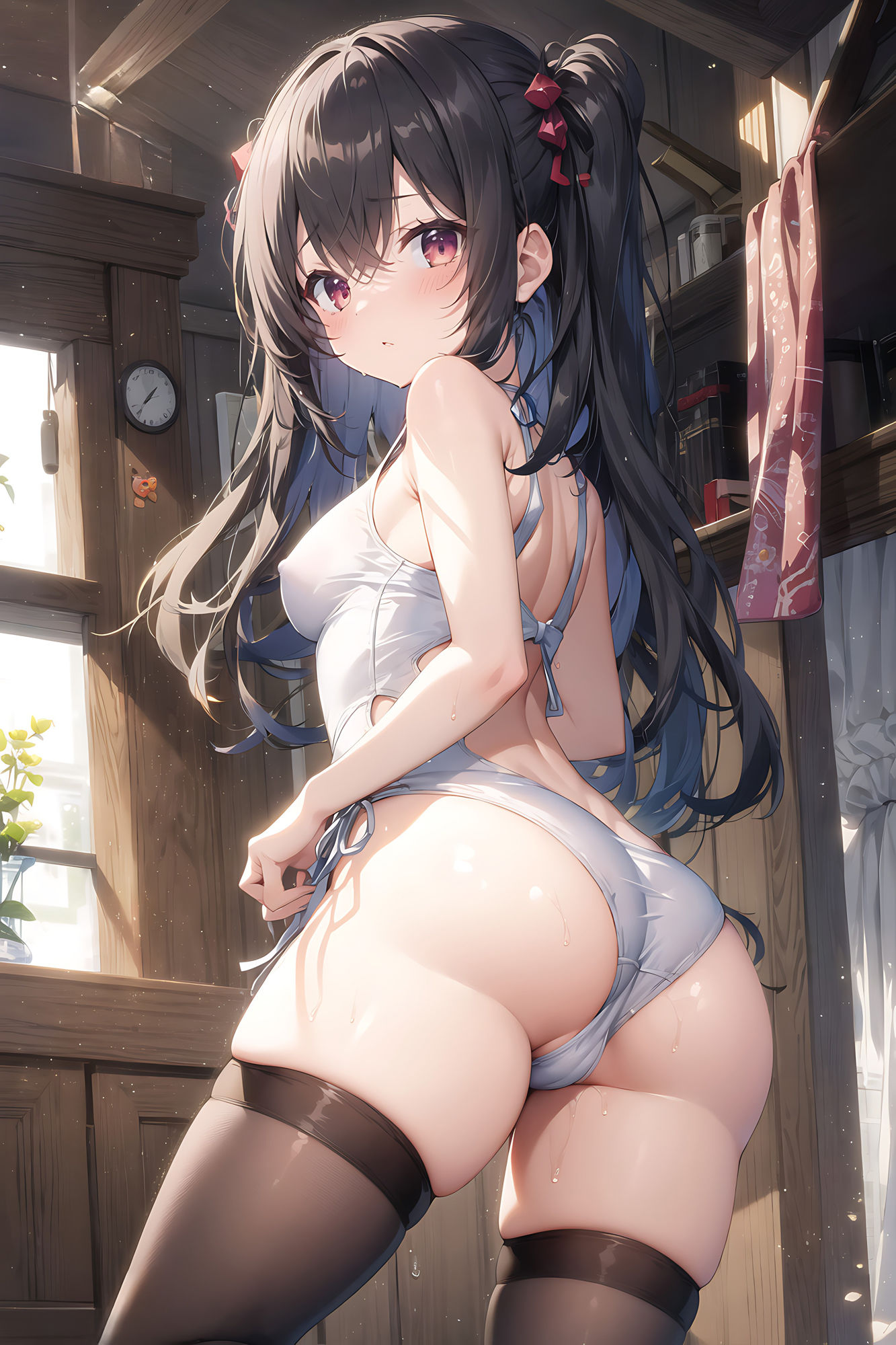 サンプル画像6:スク水×美少女(aiもちち) [d_314176]