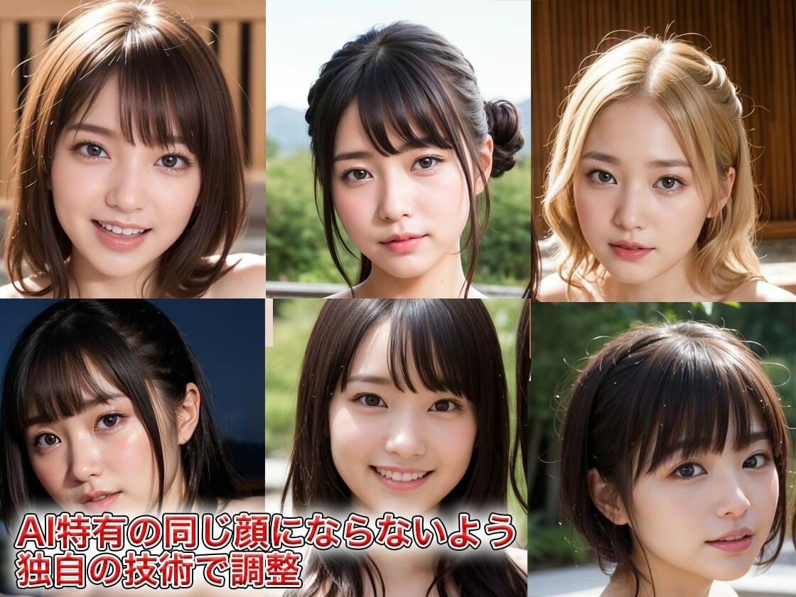 サンプル画像1:リアル美女のハーレム混浴(ハオン) [d_314283]