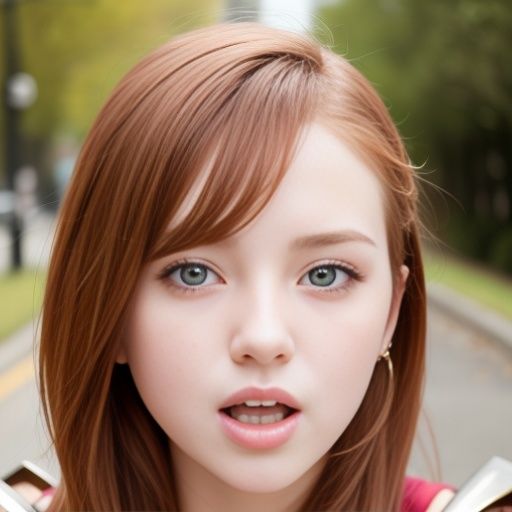 サンプル画像1:ハーフ系美女のストリートスナップ（セリフなし AI画像集）(シックススイートナイン) [d_314304]