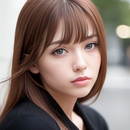 サンプル画像2:ハーフ系美女のストリートスナップ（セリフなし AI画像集）(シックススイートナイン) [d_314304]