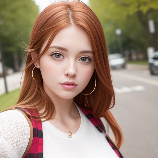 サンプル画像4:ハーフ系美女のストリートスナップ（セリフなし AI画像集）(シックススイートナイン) [d_314304]