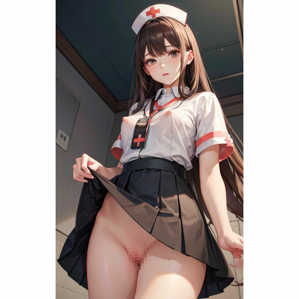 サンプル画像1:下から見ないで〜看護師コス編〜(ましゅまろ堂) [d_314477]