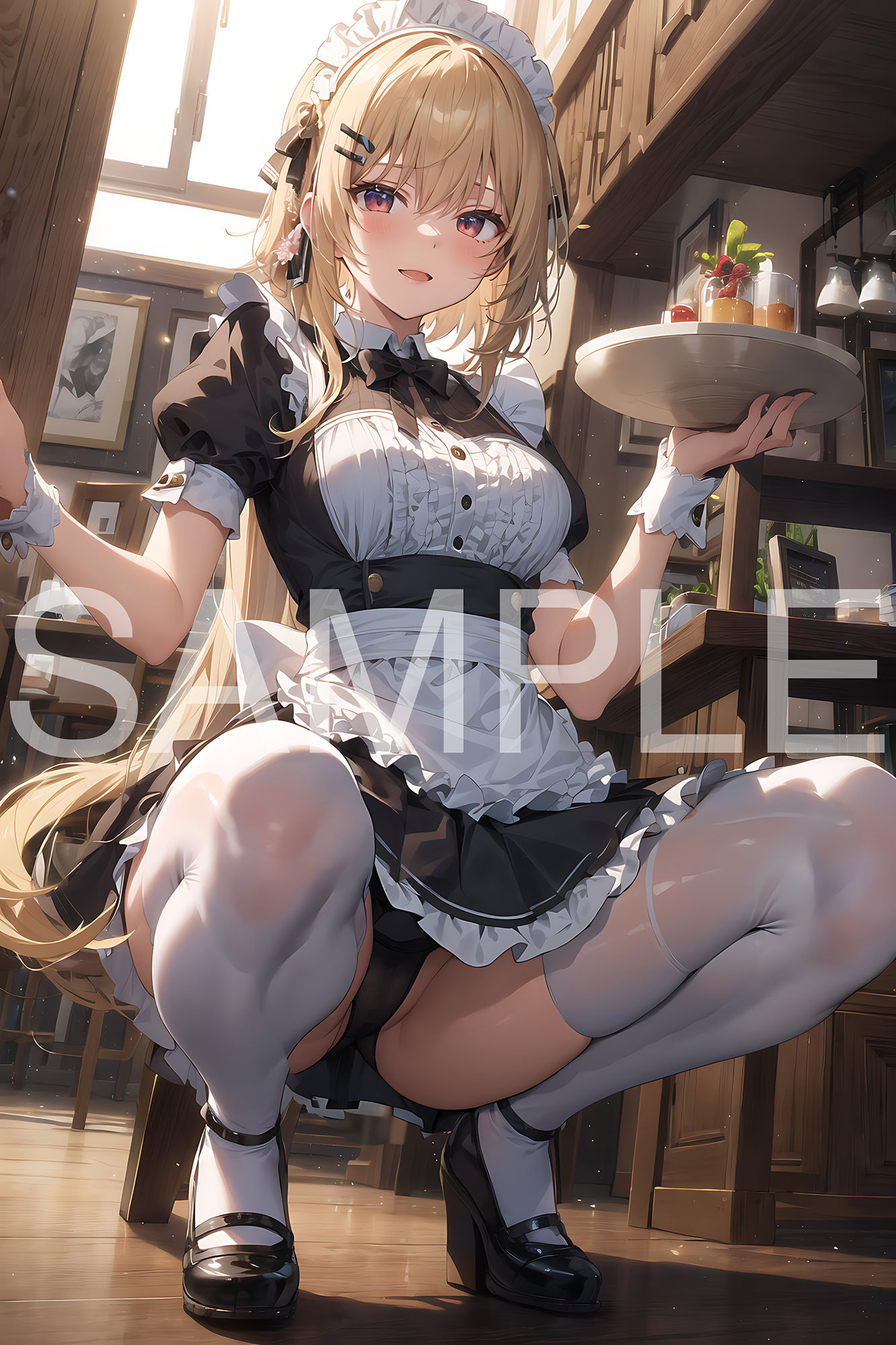 サンプル画像3:メイド×美少女(aiもちち) [d_314496]