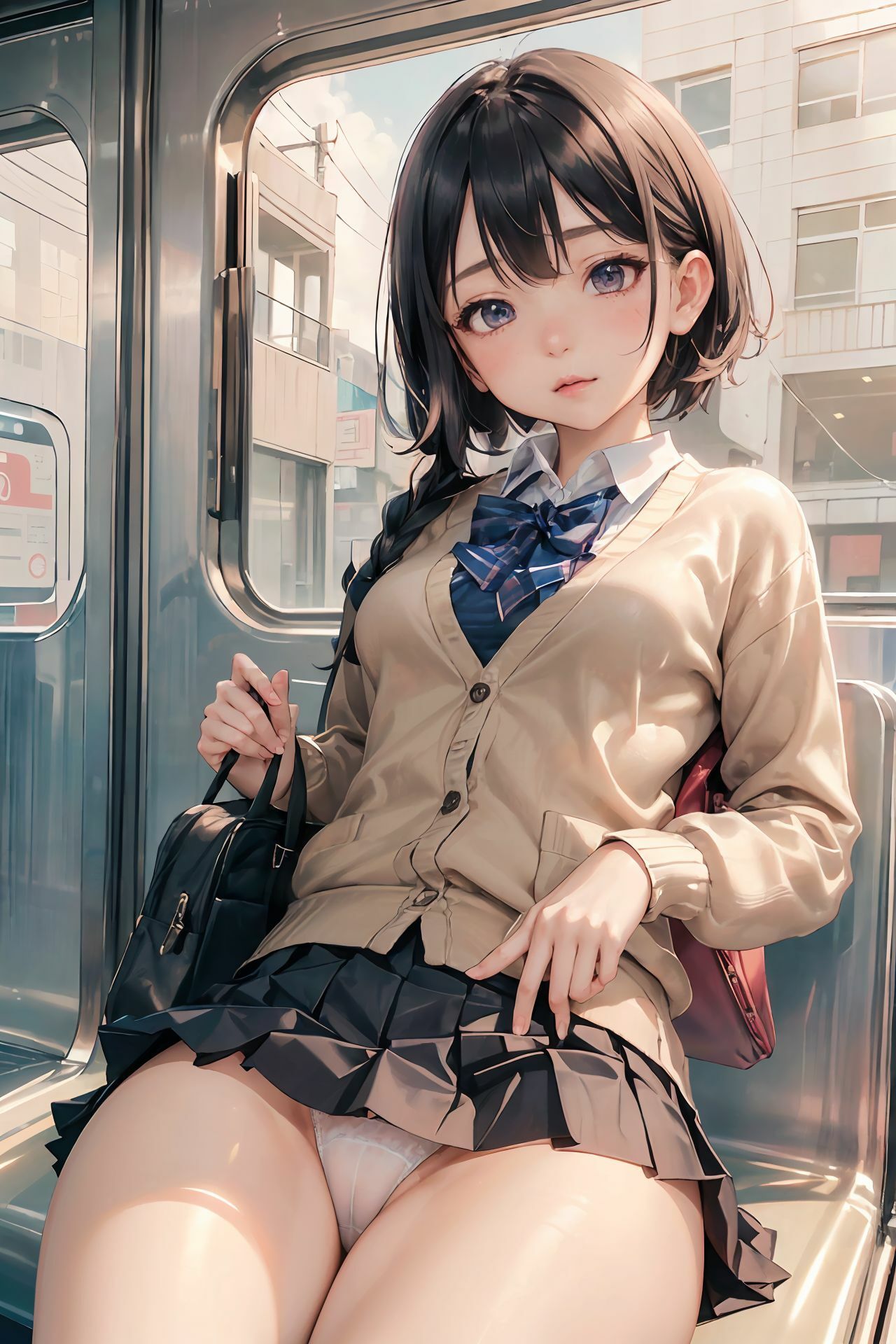 サンプル画像5:パンチラ女子〇生3(川瀬と遊園地) [d_314517]