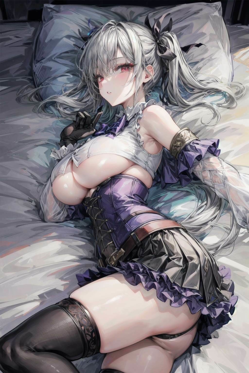 サンプル画像2:巨乳ゴシックな彼女とイチャラブセックス(Celestia) [d_314559]