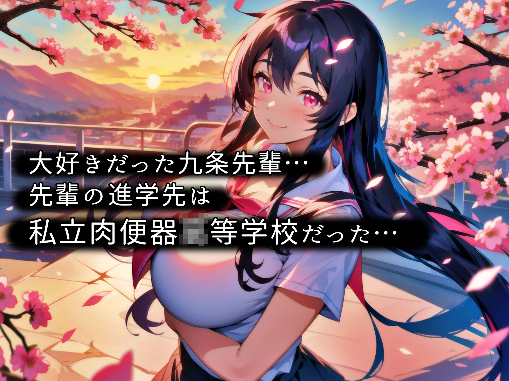 サンプル画像1:私立肉便器〇等学校〜入学編〜(アブー) [d_314641]