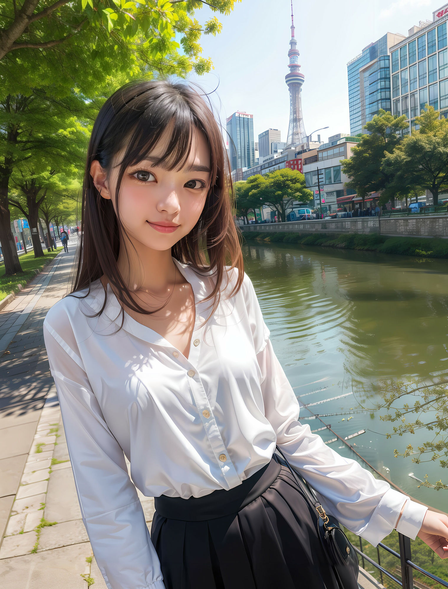 サンプル画像1:AI美女写真集 透視眼鏡 旅行編(R-factory) [d_314730]