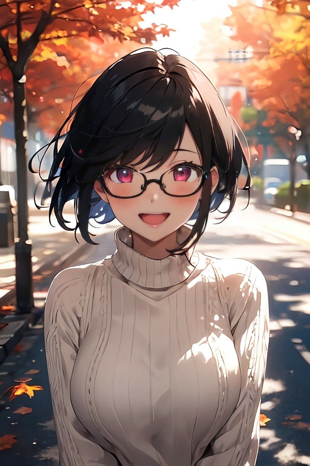 サンプル画像4:巨乳メガネちゃん 先生とのいけない関係？ 純愛編(夢追い虫) [d_314825]