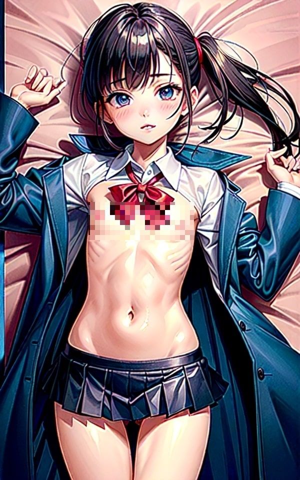 サンプル画像2:ロリロリ貧乳JKのHな写真集(えい愛白書) [d_314839]