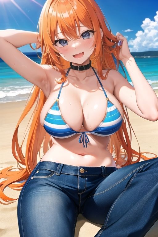 サンプル画像5:ナ◯さん似の女の子〜美人女航海士の休日（1日目）〜(gAirls) [d_314868]