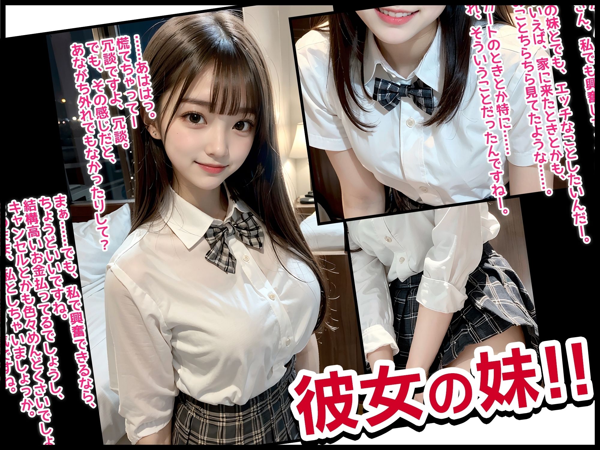 サンプル画像3:【コミック】JKリフレで彼女の妹と裏オプ生本番(美少女らいぶらり) [d_314950]